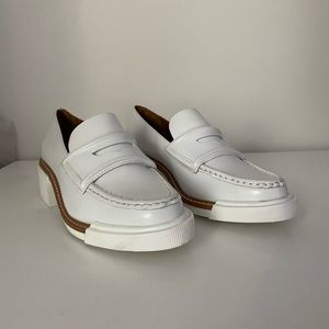 Rag and Bone White Antor Leather Loafer